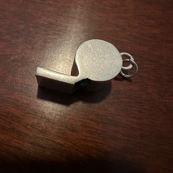 Taxco Vintage Sterling Silver Working Whistle Charm or Pendant 925 - Picture 3 of 6